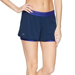 NWT size S Under Armour 2 in 1 shorts